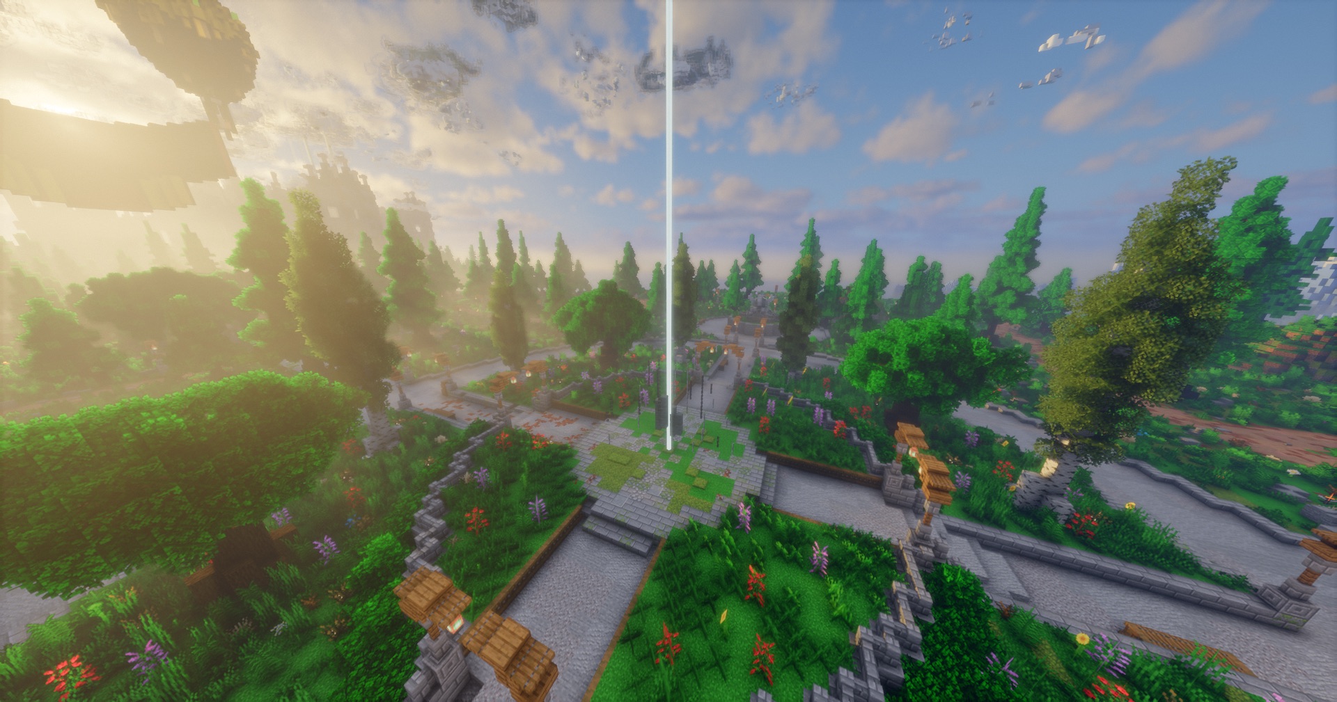 NewLifeSMP world overview